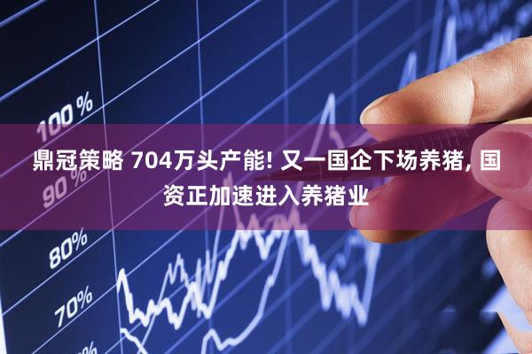 鼎冠策略 704万头产能! 又一国企下场养猪, 国资正加速进入养猪业