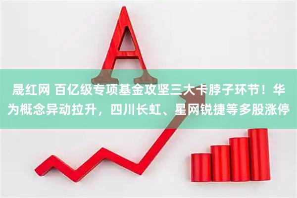 晟红网 百亿级专项基金攻坚三大卡脖子环节！华为概念异动拉升，四川长虹、星网锐捷等多股涨停
